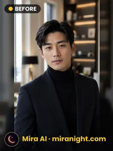 저녁 소파 — 예시에 사용된 입력 사진