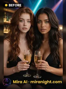 Due donne — la foto di partenza usata nell'esempio
